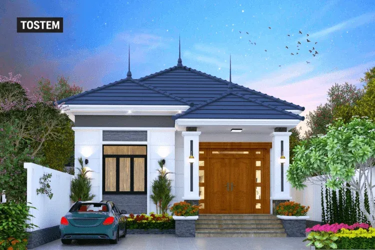 50+ ảnh mẫu nhà cấp 4 mái nhật hiện đại nhất · ảnh 1