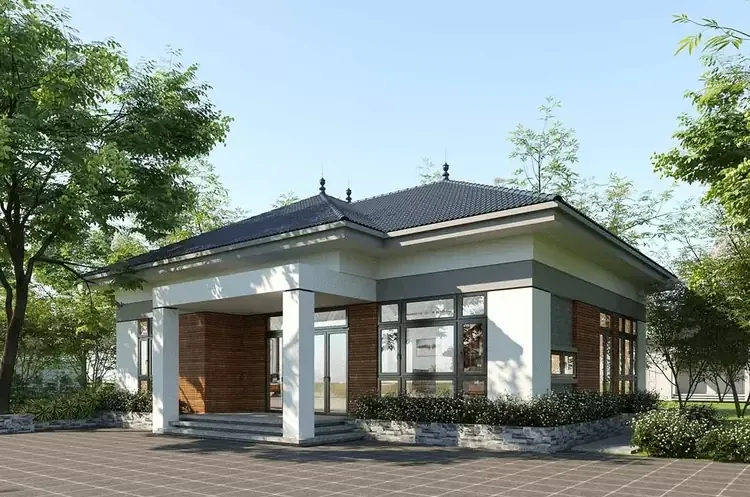 50+ ảnh mẫu nhà cấp 4 mái nhật hiện đại nhất · ảnh 3
