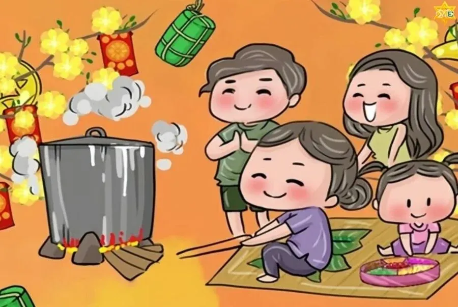 50+ ảnh vẽ tranh ngày tết đẹp mắt · ảnh 1