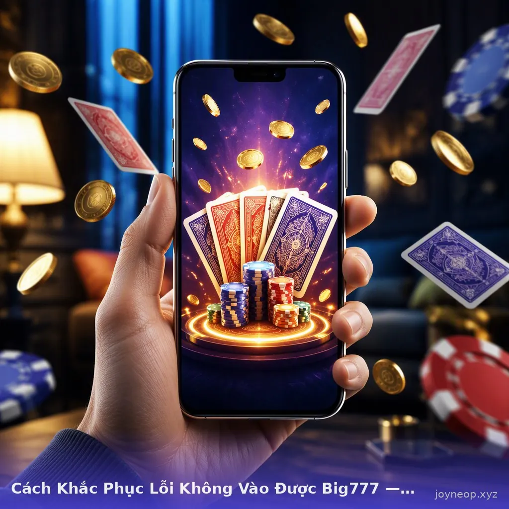 Cách Khắc Phục Lỗi Không Vào Được Big777 — big777 · ảnh 1