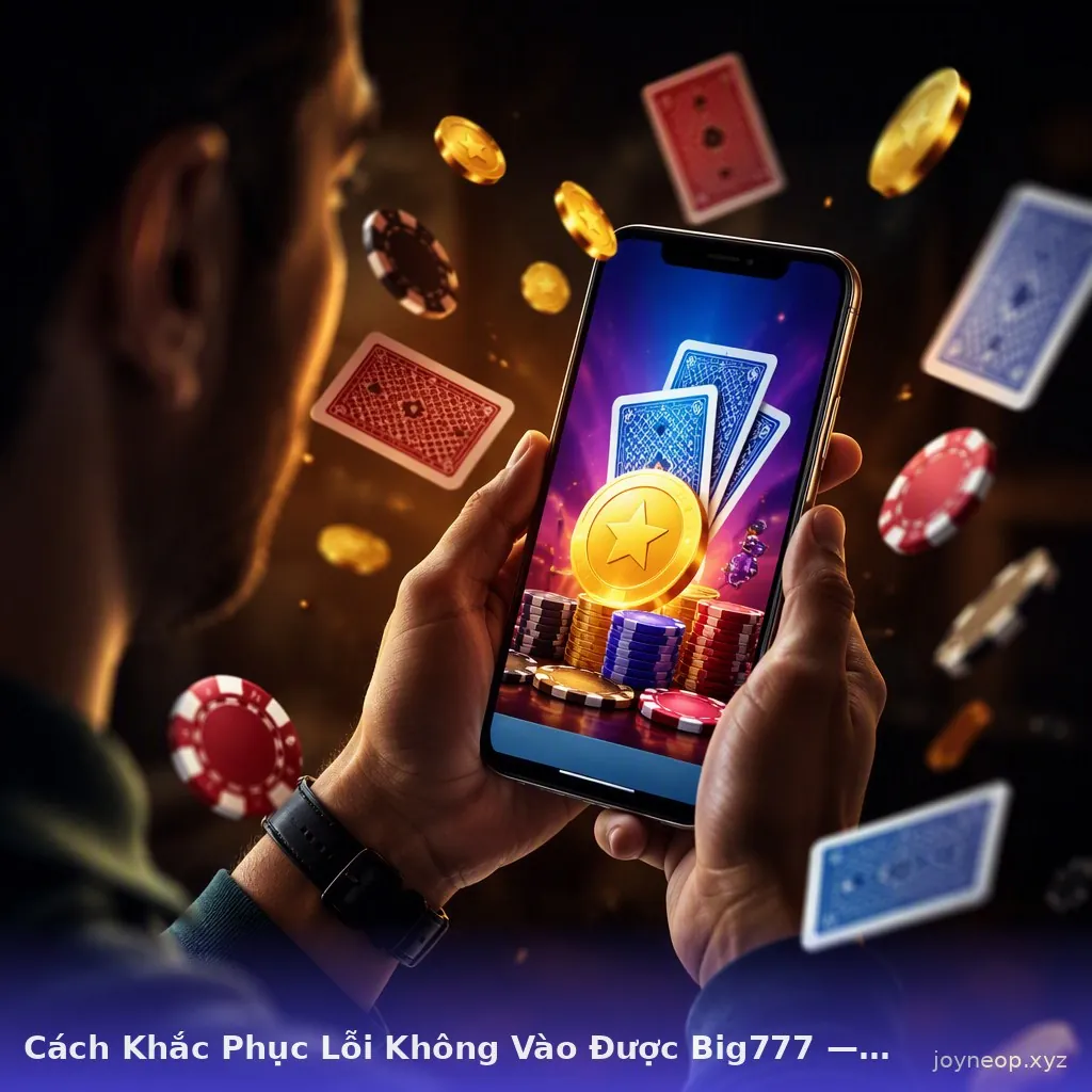 Cách Khắc Phục Lỗi Không Vào Được Big777 — big777 · ảnh 2