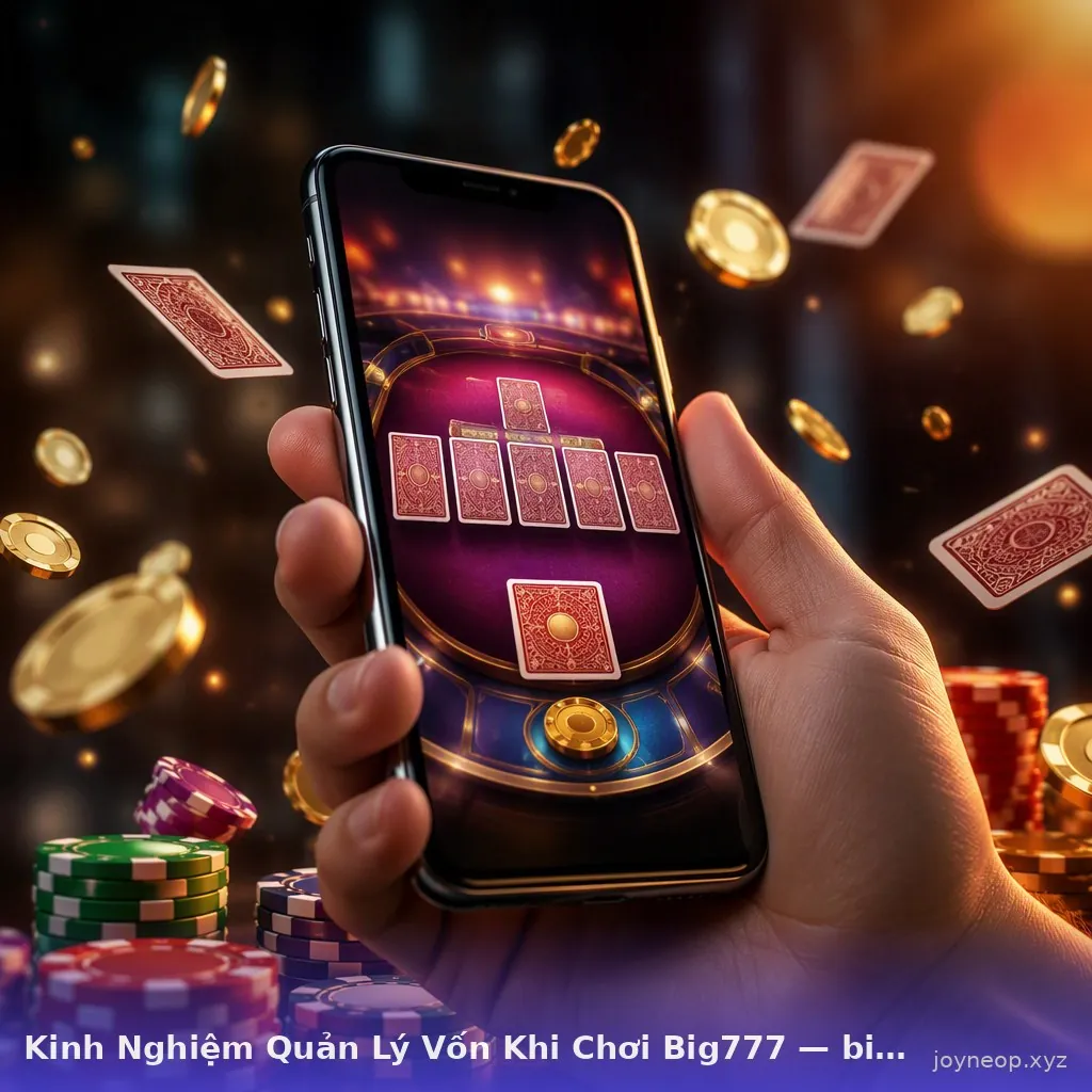 Kinh Nghiệm Quản Lý Vốn Khi Chơi Big777 — big777 · ảnh 1